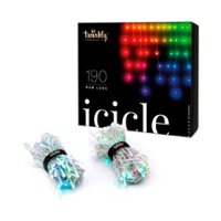 Twinkly - Smart Icicle Lights LED 190 RGB  Generation II - Multi - Front_Zoom