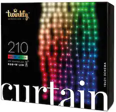Alt View 11. Twinkly - Smart Light Curtain 210 RGB + LED Generation II - Multi.