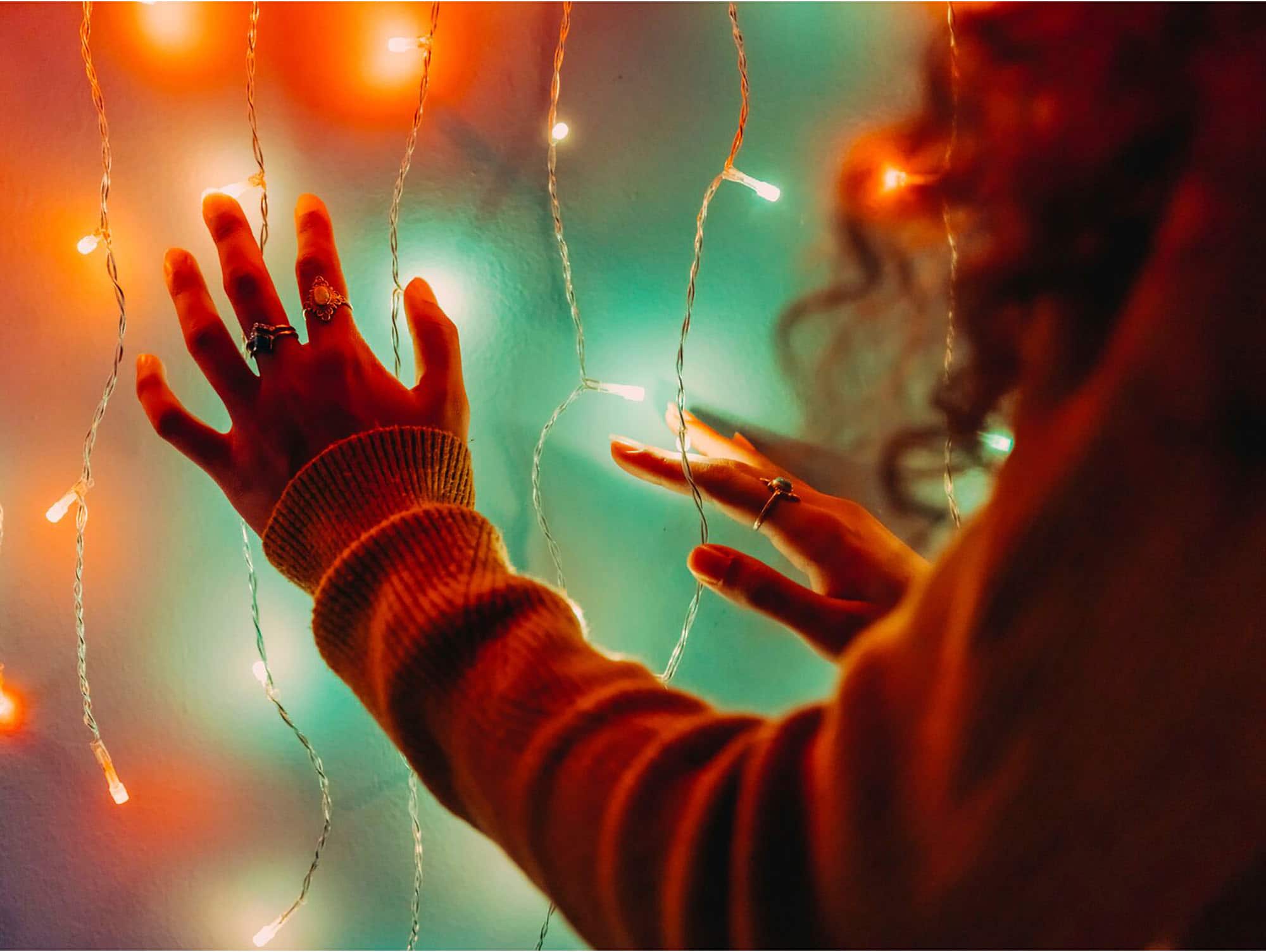 Alt View 14. Twinkly - Smart Light Curtain 210 RGB + LED Generation II - Multi.