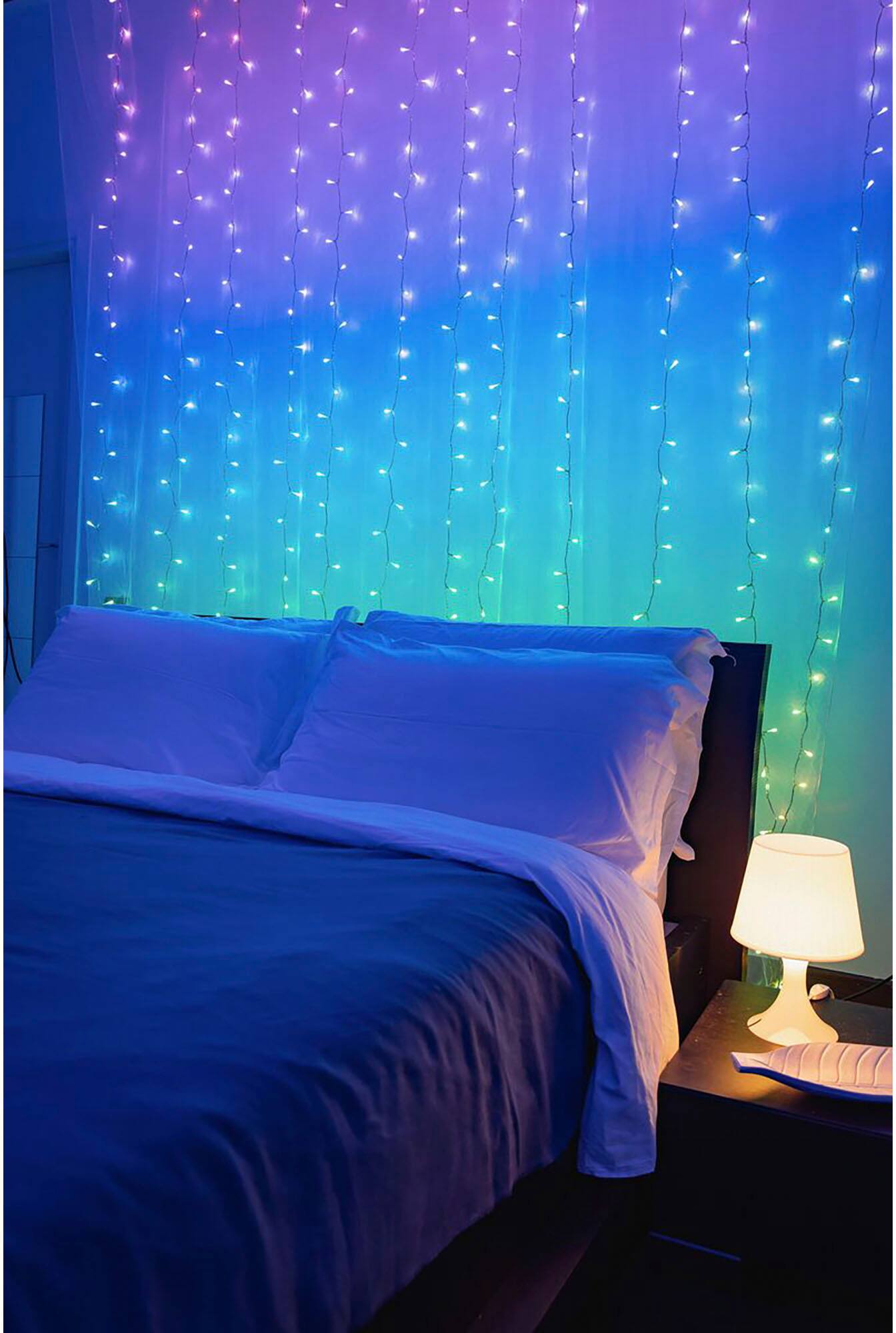 Alt View 16. Twinkly - Smart Light Curtain 210 RGB + LED Generation II - Multi.