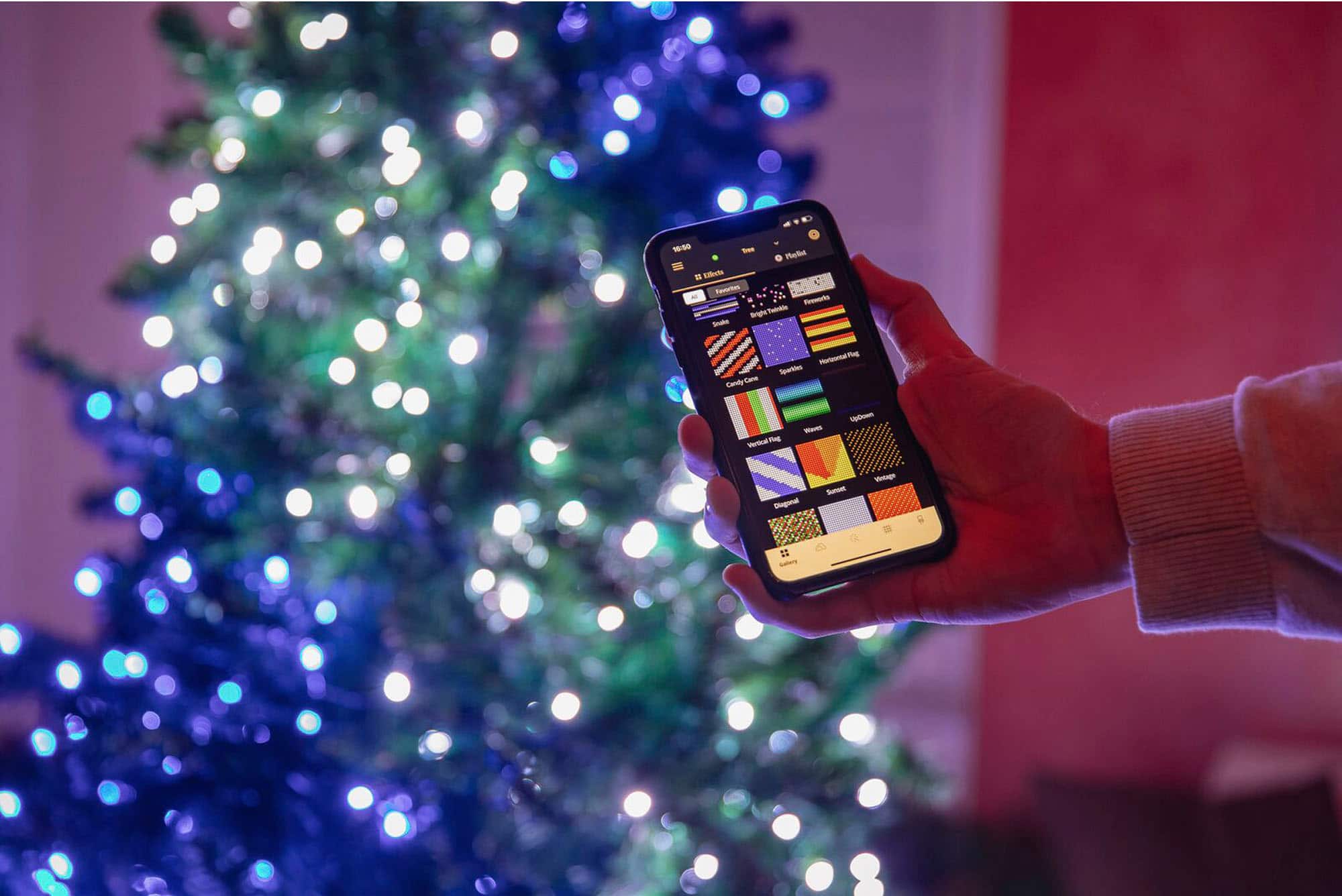 Alt View 12. Twinkly - Smart Light String 100 LED RGB Generation II - Multi.