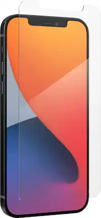 Angle. ZAGG - InvisibleShield Glass+ Screen Protector for Apple iPhone 12 and 12 Pro - Clear.