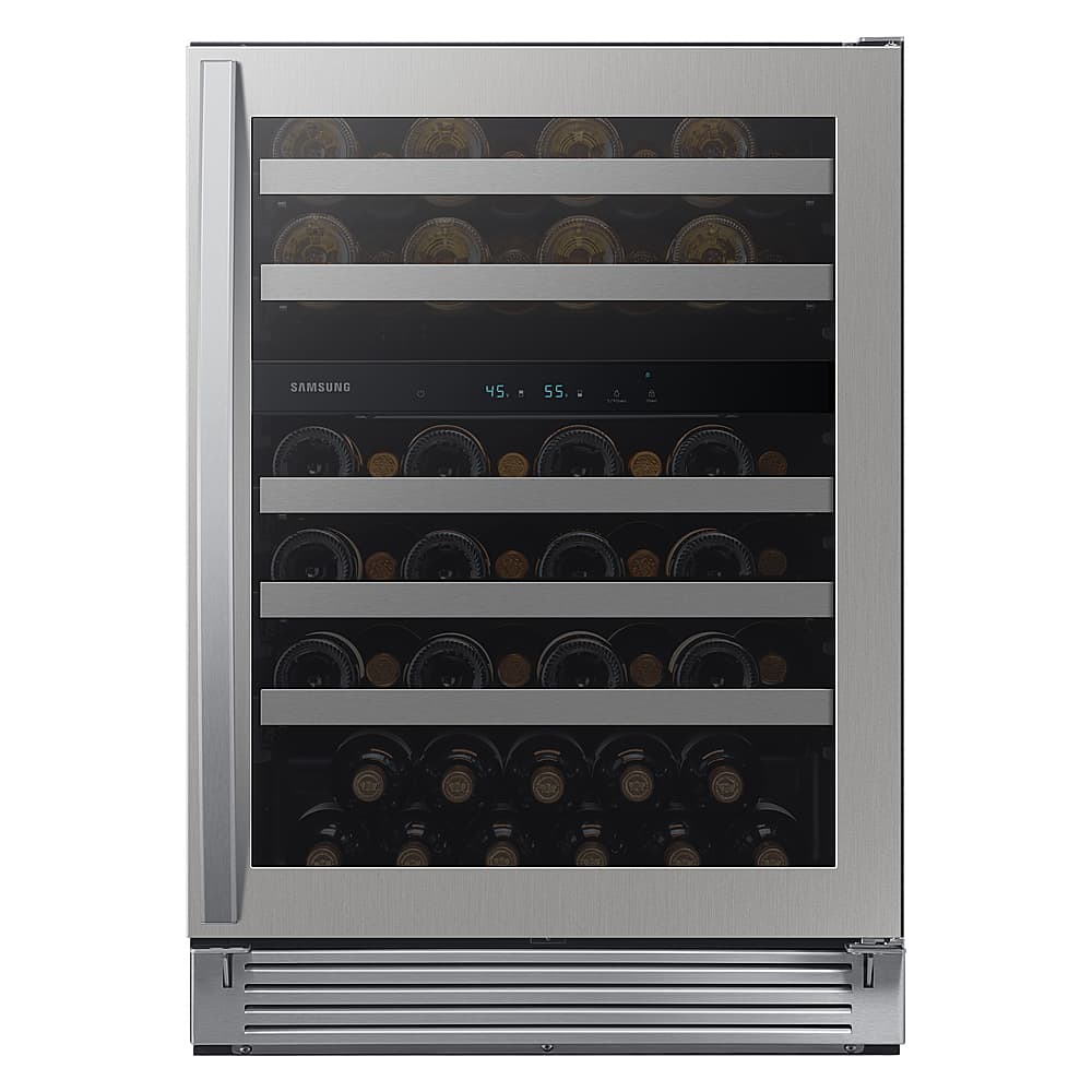 Alt View 11. Samsung - 51-Bottle Capacity Wine Cooler - Stainless Steel.