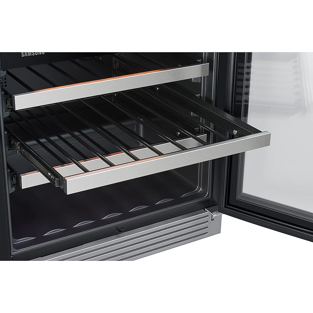 Alt View 16. Samsung - 51-Bottle Capacity Wine Cooler - Stainless Steel.