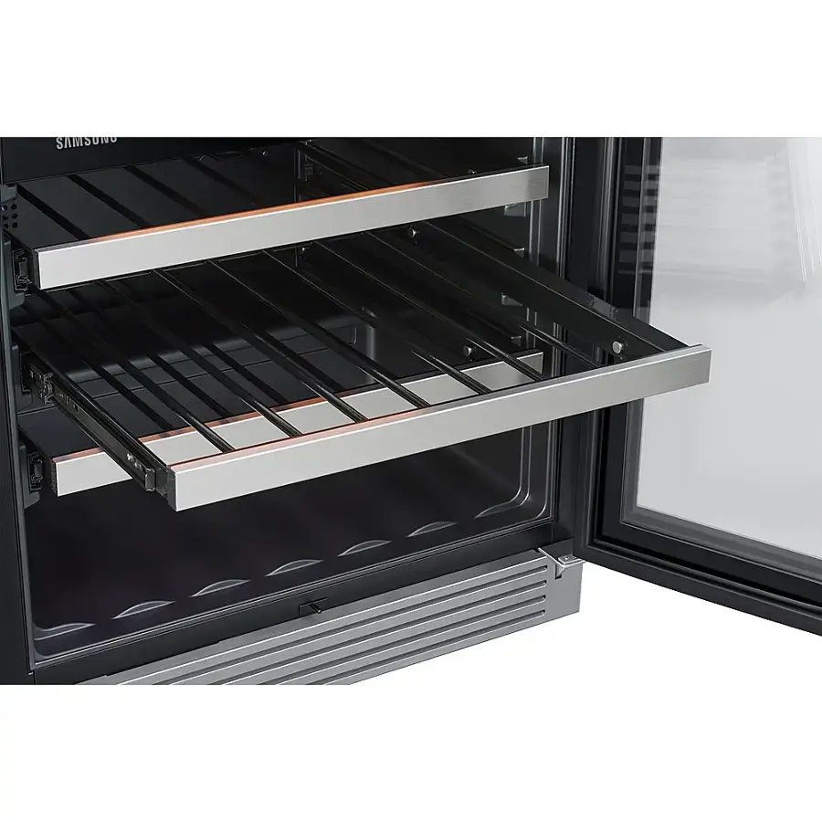 Alt View 16. Samsung - 51-Bottle Capacity Wine Cooler - Stainless Steel.