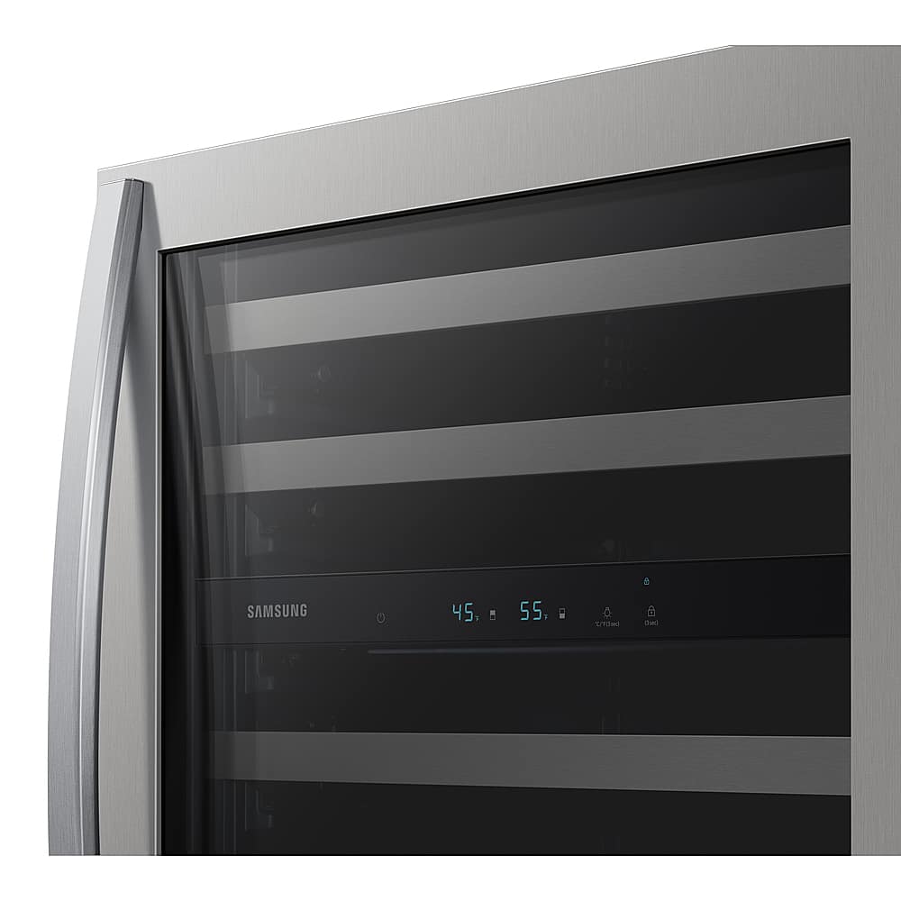 Alt View 19. Samsung - 51-Bottle Capacity Wine Cooler - Stainless Steel.
