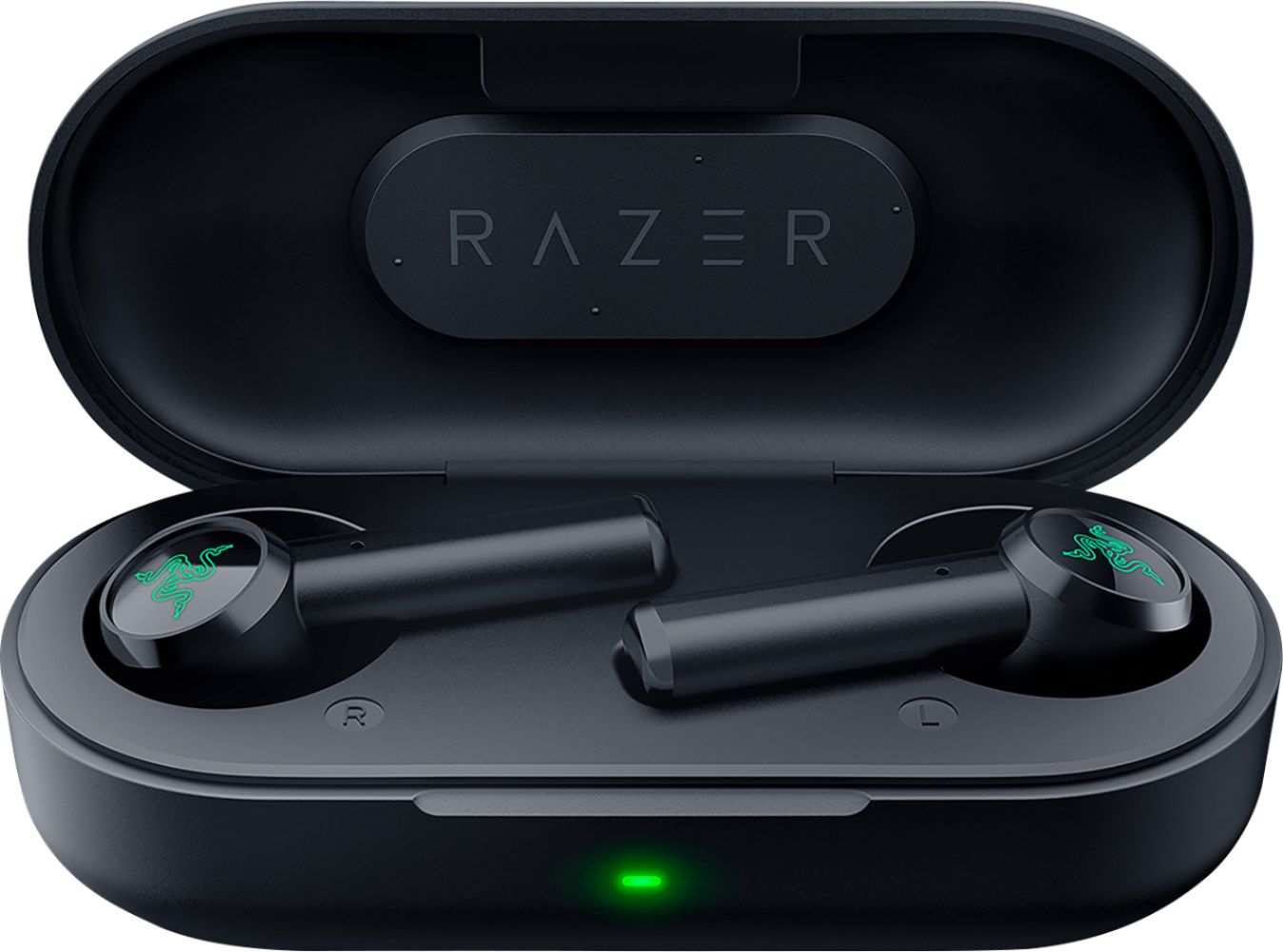 Razer Hammerhead True Wireless Bluetooth Earbuds: Low-Latency – Water Resistant – Bluetooth 5.0 Auto Pairing – Black