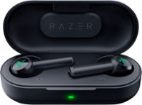 Front Zoom. Razer - Hammerhead True Wireless Bluetooth Earbuds: Low-Latency - Water Resistant - Bluetooth 5.0 Auto Pairing - Black.