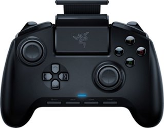 Razer - Raiju Mobile – Gaming Controller for Android - Black - Front_Zoom