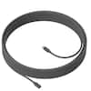 Front. Logitech - MeetUp Microphone Extension Cable - 33 FT - Gray.