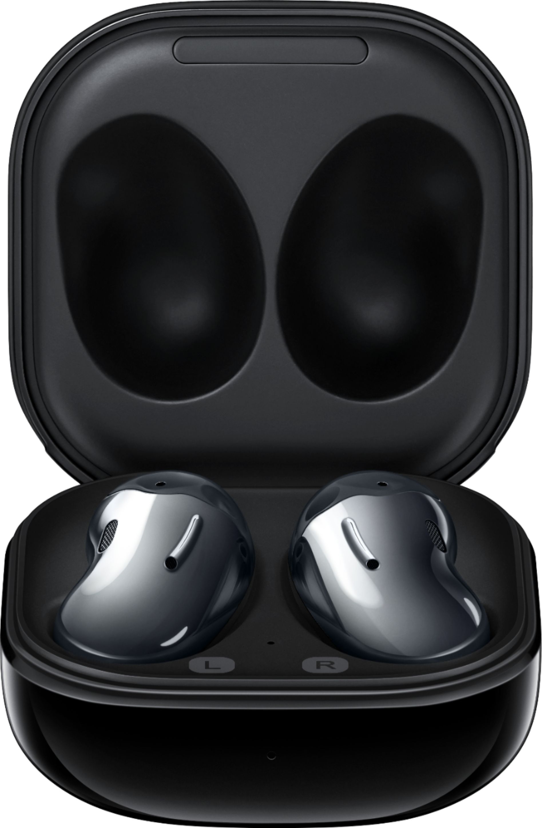 Samsung Galaxy Buds Live True Wireless Earbud Headphones Black Sm R180nzkaxar Best Buy