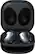 Front. Samsung - Galaxy Buds Live True Wireless Earbud Headphones - Black.