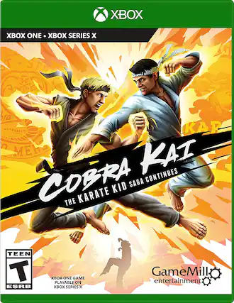 Front. GameMill Entertainment - Cobra Kai The Karate Kid Saga Continues. - T (Teen 13+)