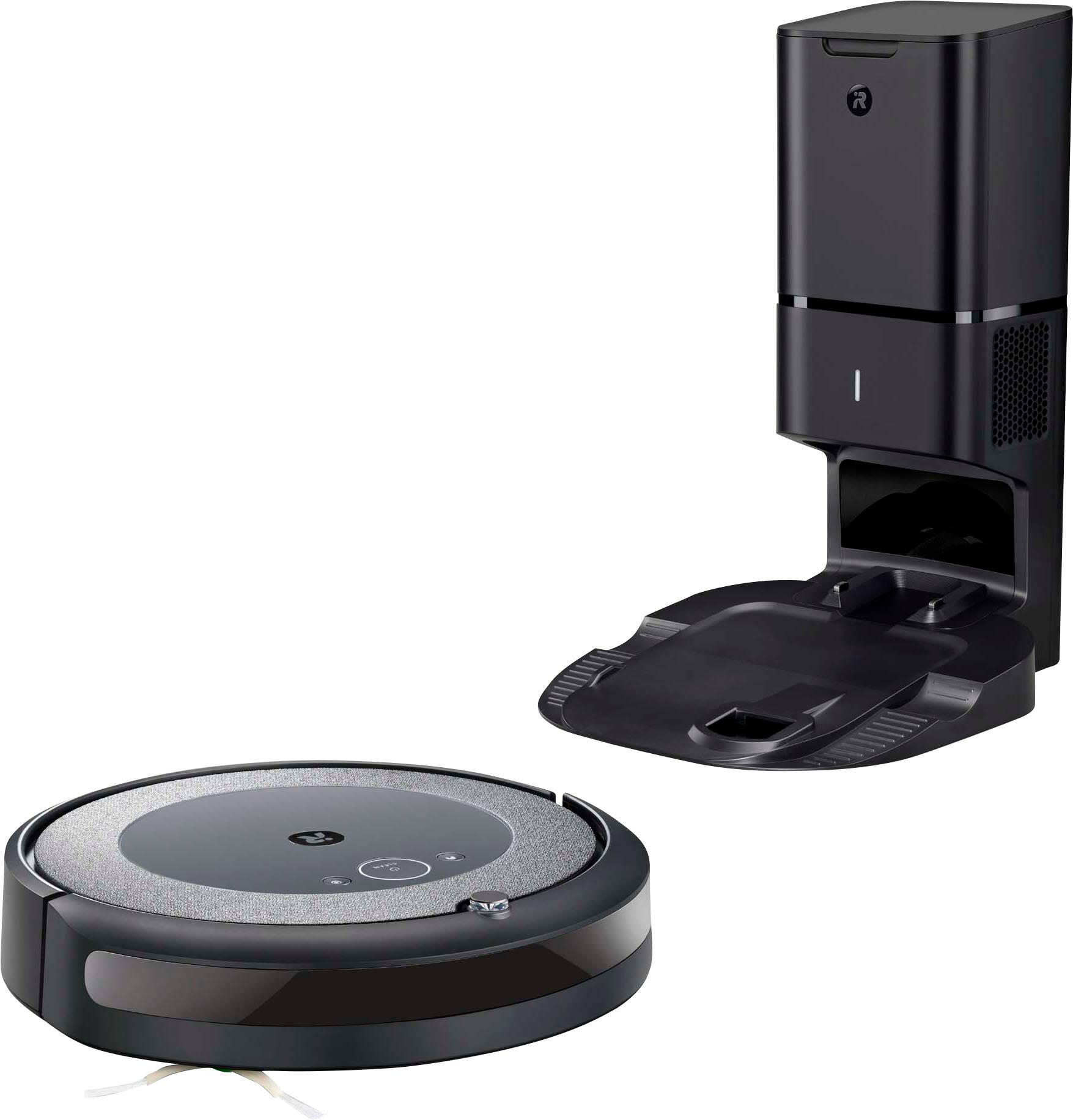 Angle. iRobot - Roomba i3+ EVO (3550) Wi-Fi Connected Self Emptying Robot Vacuum - Neutral.