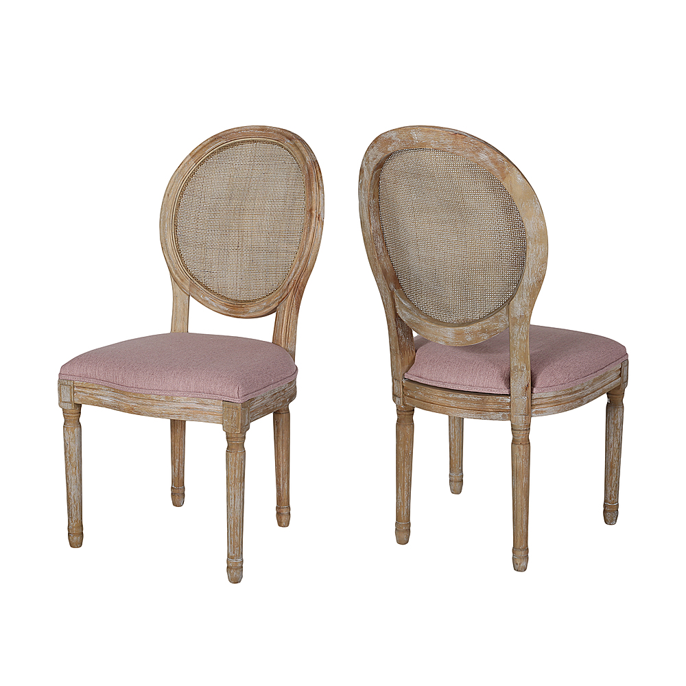 Noble House - Epworth Wooden Dining Chair (Set of 2) - Light Blush