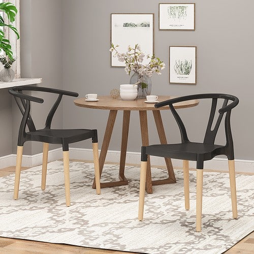 Noble House - Mountfair Modern Dining Chair (Set of 2) - Black