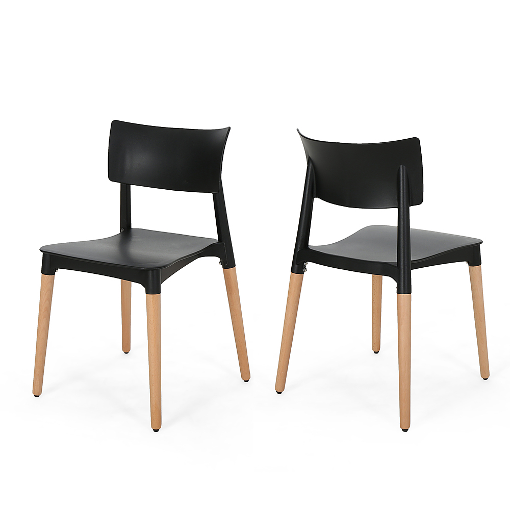 Noble House - Margaretta Modern Dining Chair (Set of 2) - Black