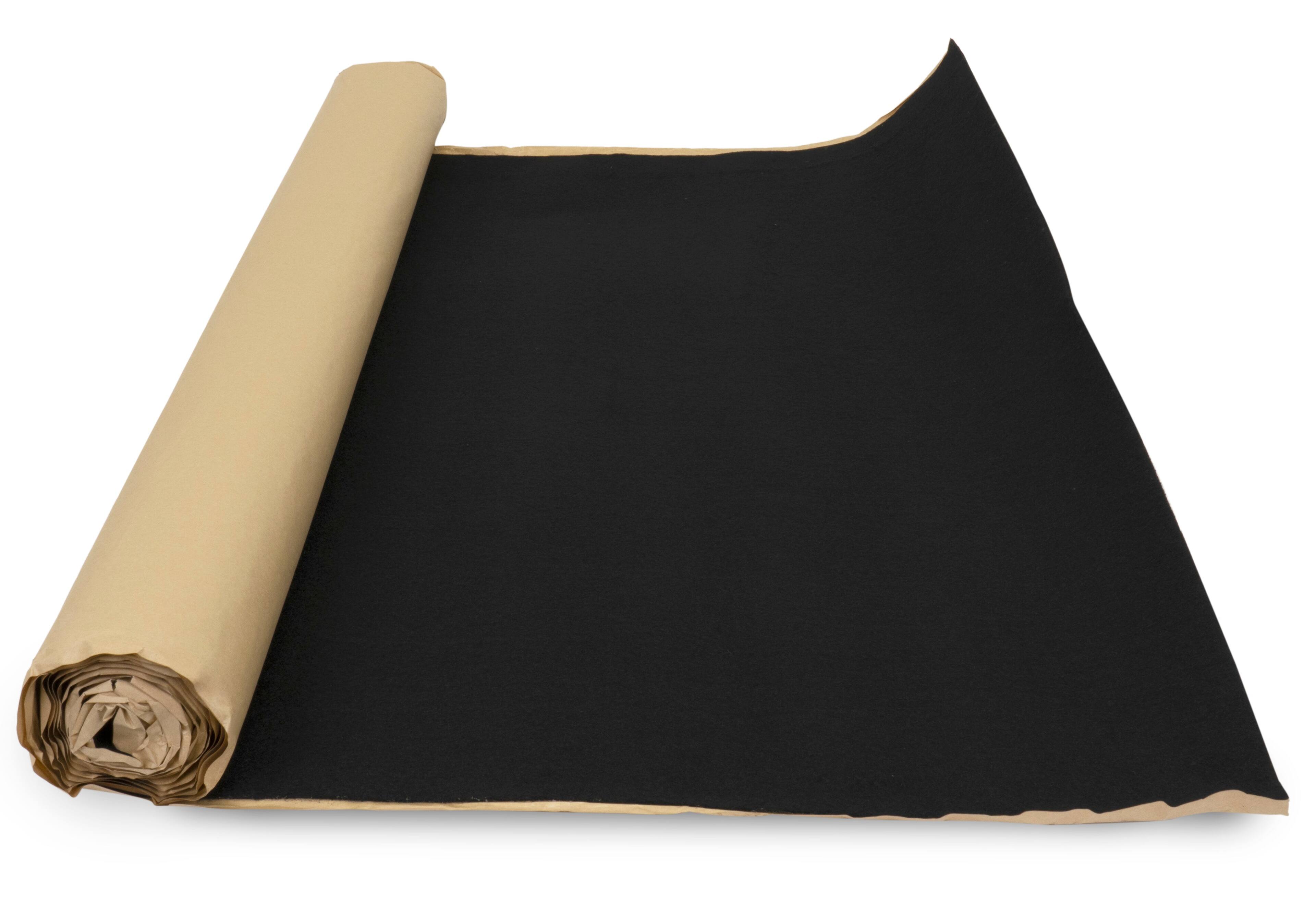 Front. NVX - STBXC32 32 Square Feet Black Subwoofer Box/Trunk Liner Carpet with Adhesive Back.