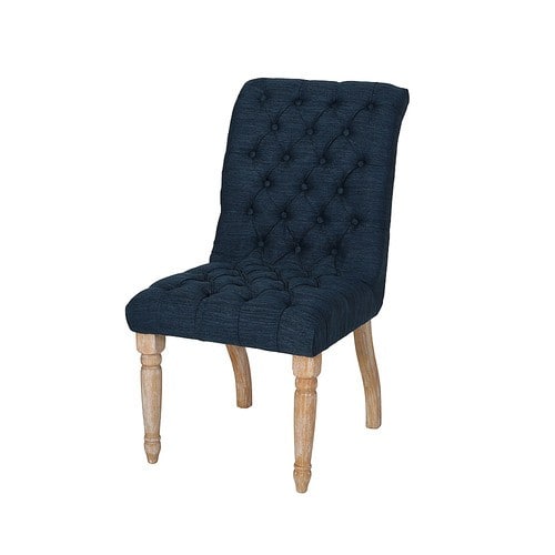 Noble House - Fieldmaple Dining Chair (Set of 2) - Navy Blue