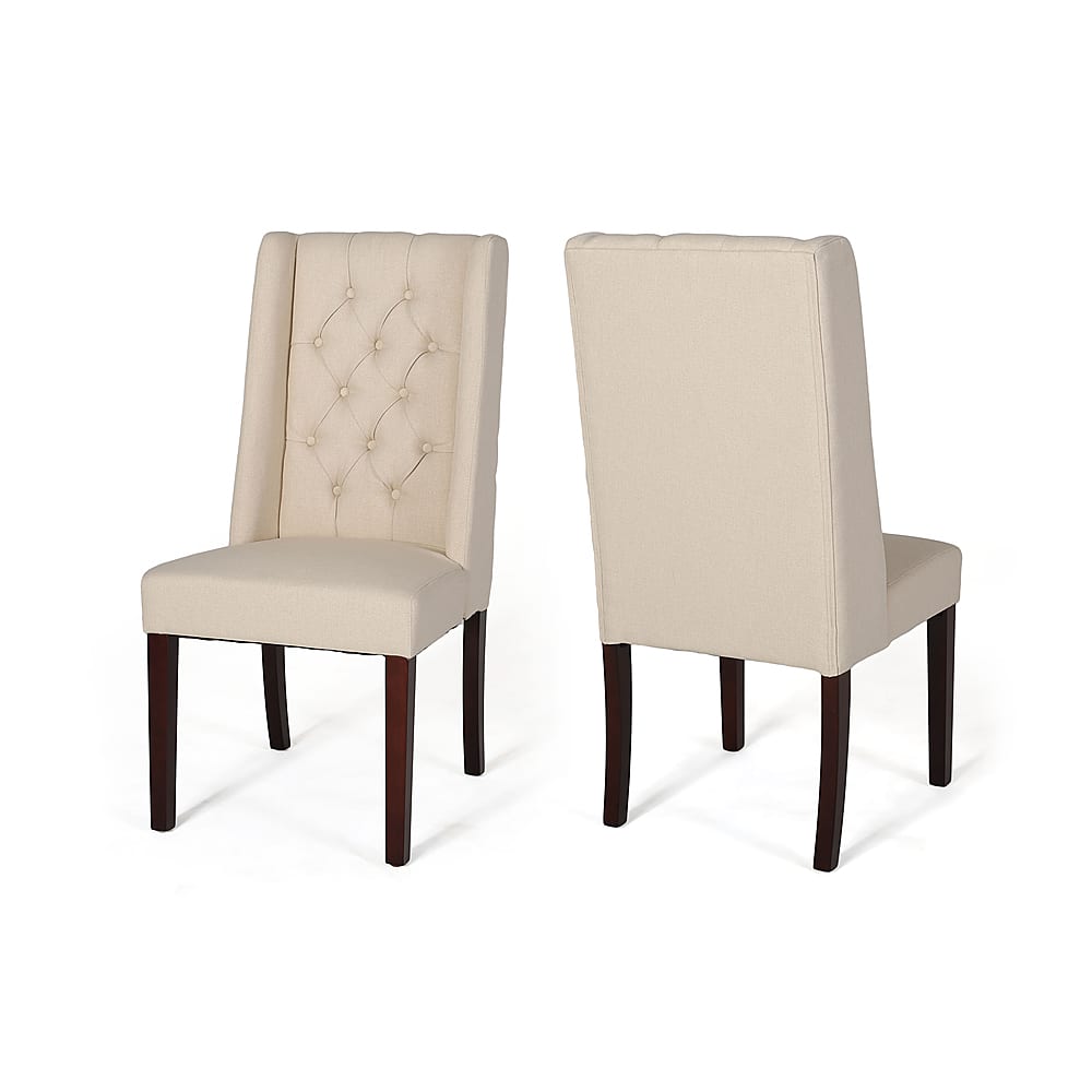 Noble House - Duval Dining Chairs (Set of 2) - Beige