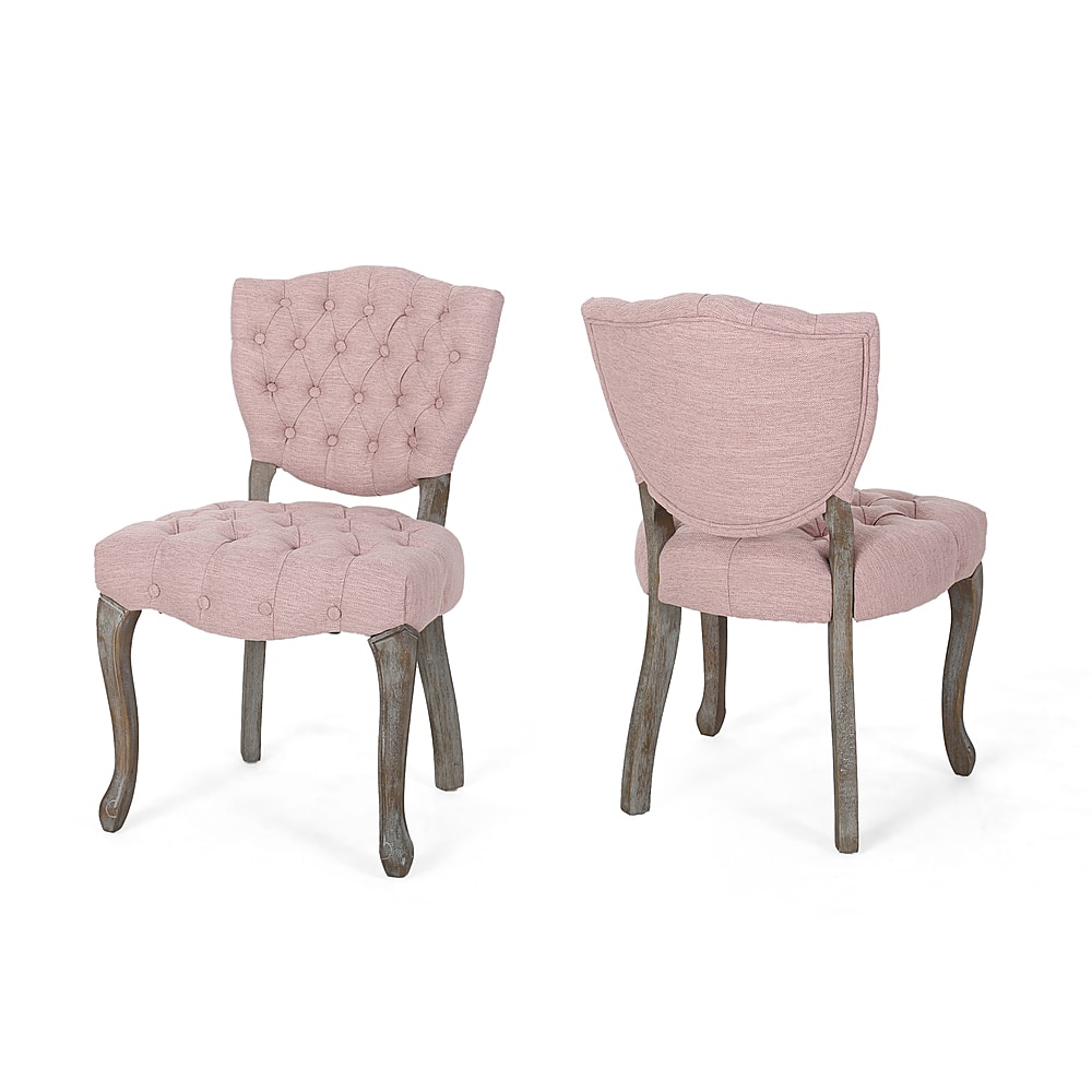 Noble House - Monroe Dining Chair (Set of 2) - Light Blush