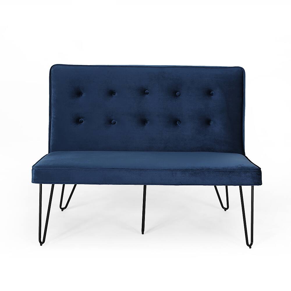Best Buy Noble House Chequeset Minimalist Settee Cobalt 308829
