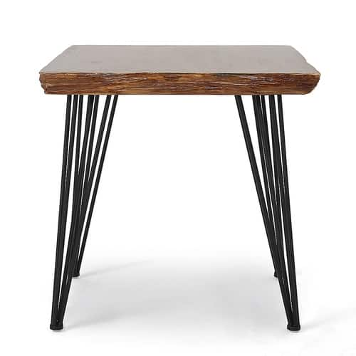 Noble House - Chana Square Faux Live Edge Dining Table - Natural