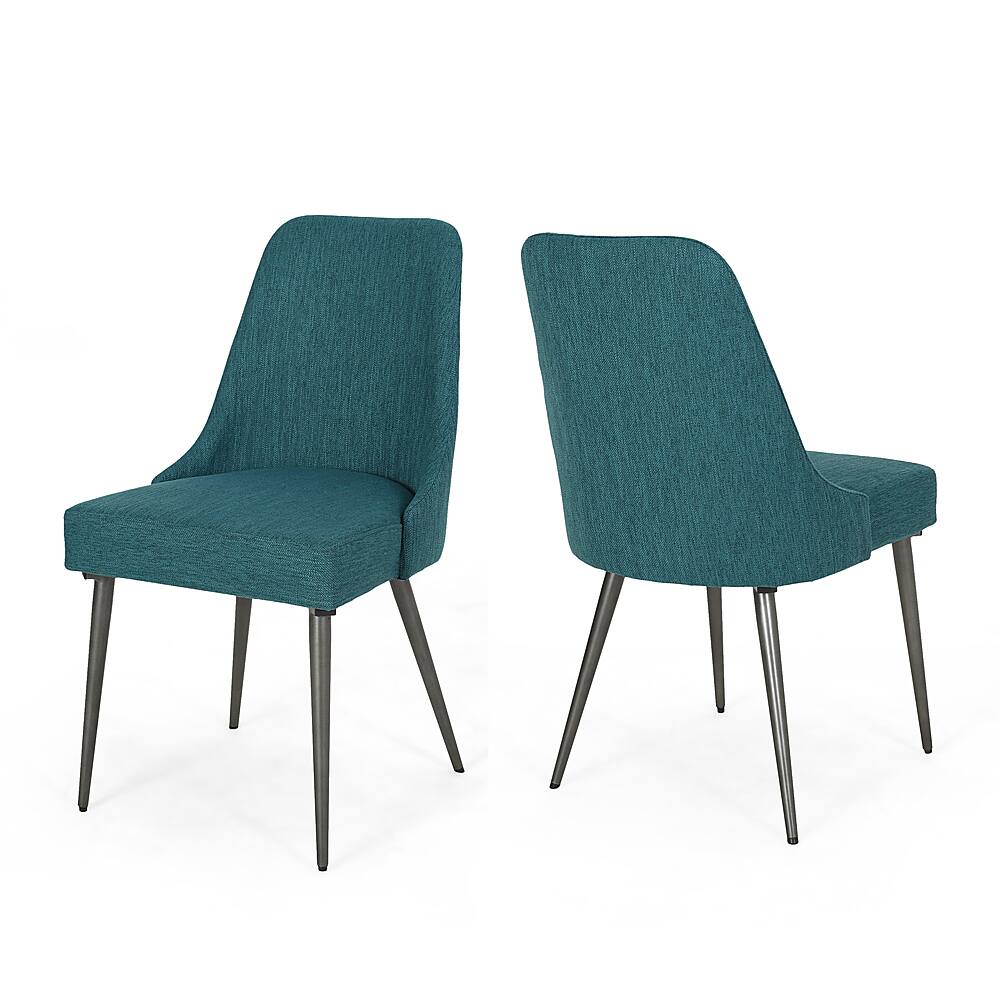 Noble House - Alnoor Modern Dining Chairs (Set of 2) - Teal