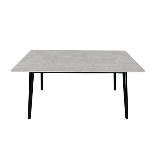 Noble House - Georgetowne Modern Resin Dining Table - Gray Cement