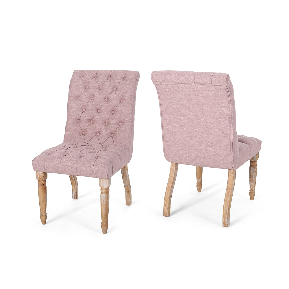 Noble House - Fieldmaple Dining Chair (Set of 2) - Light Blush