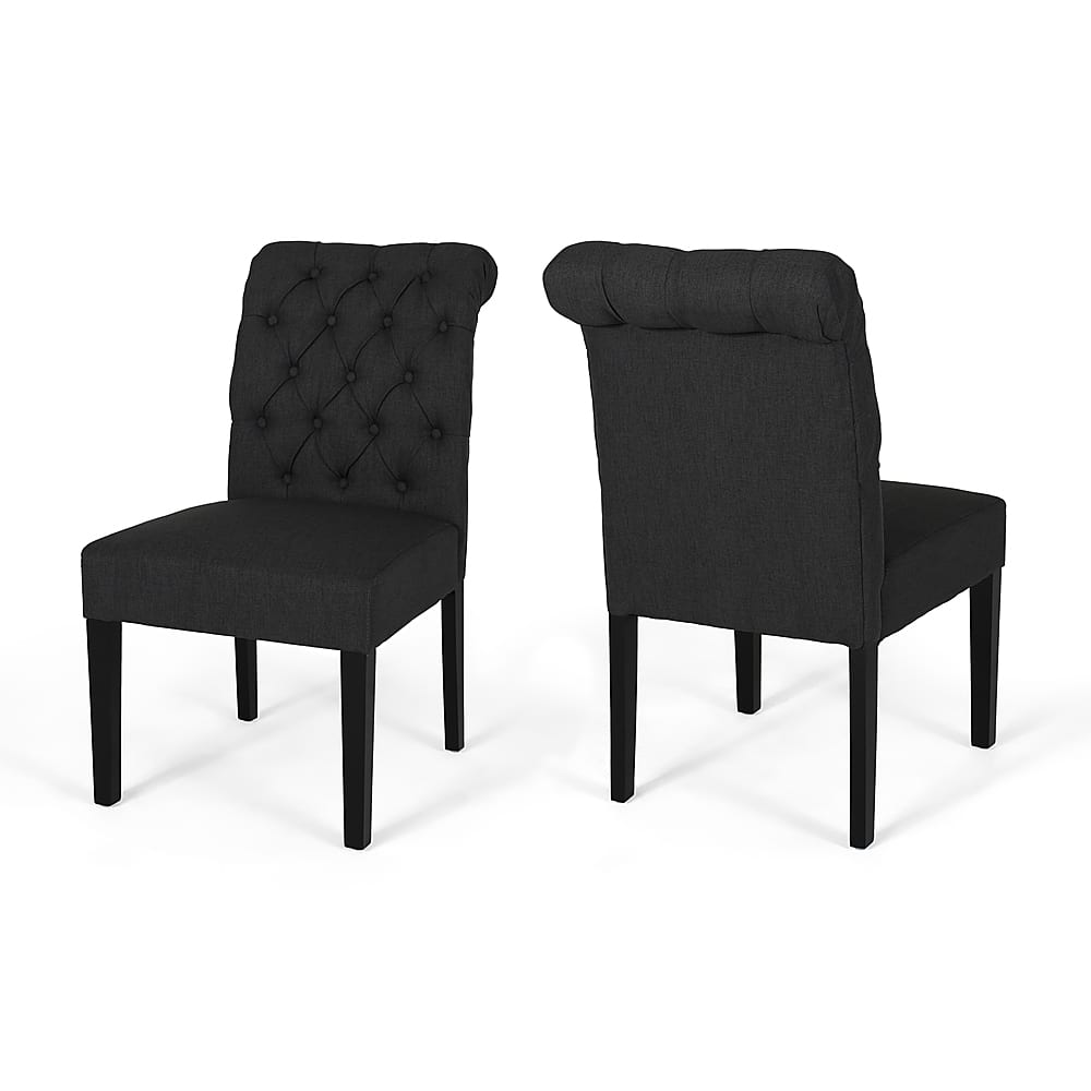 Noble House - Litchfield Dining Chair (Set of 2) - Dark Gray