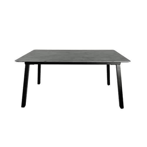 Noble House - Corcoran Modern Resin Dining Table - Tripura Marble