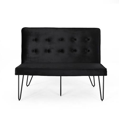Noble House - Chequeset Minimalist Settee - Black