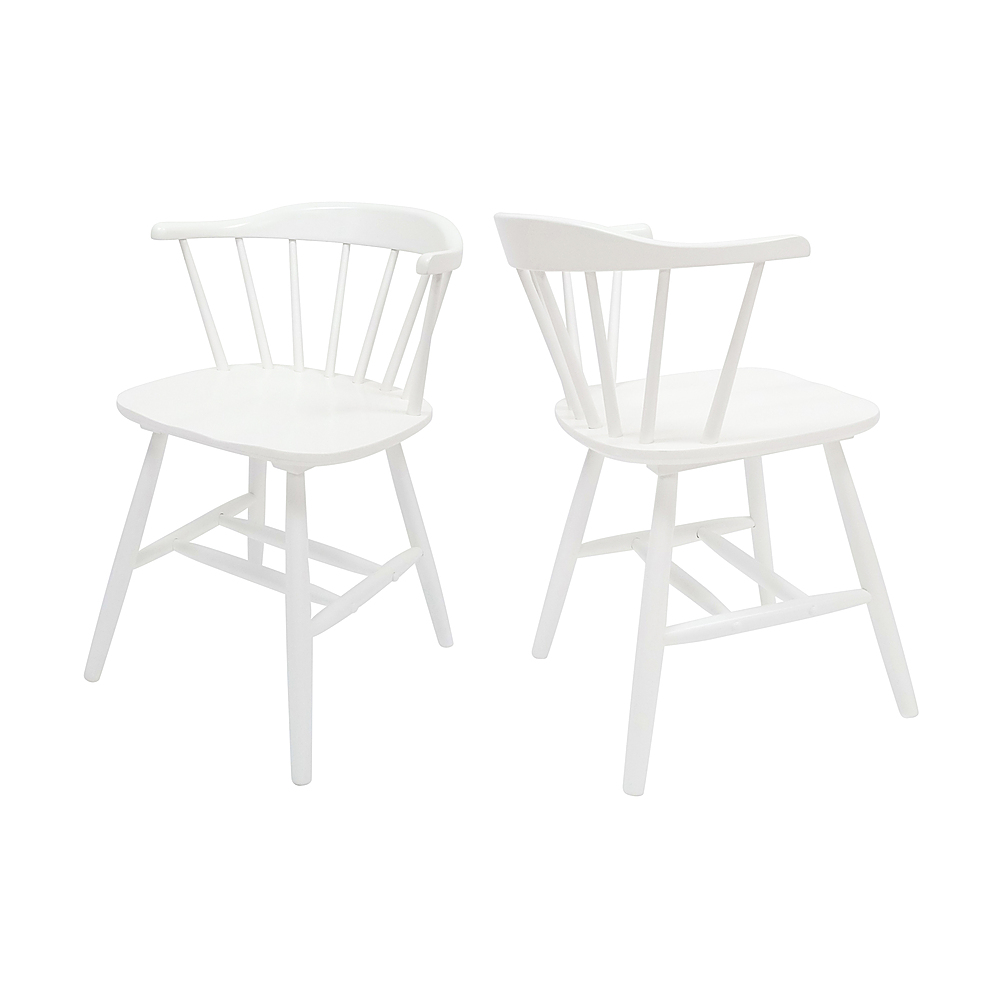 Noble House - Ahart Farmhouse Dining Chairs (Set of 2) - White