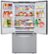 Alt View Zoom 3. LG - 25.1 Cu. Ft. French Door Refrigerator with Ice Maker - Stainless steel.
