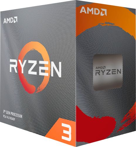 AMD - Ryzen 3 3100 3rd Gen 4-core, 8-threads Unlocked Desktop Processor with Wraith Stealth