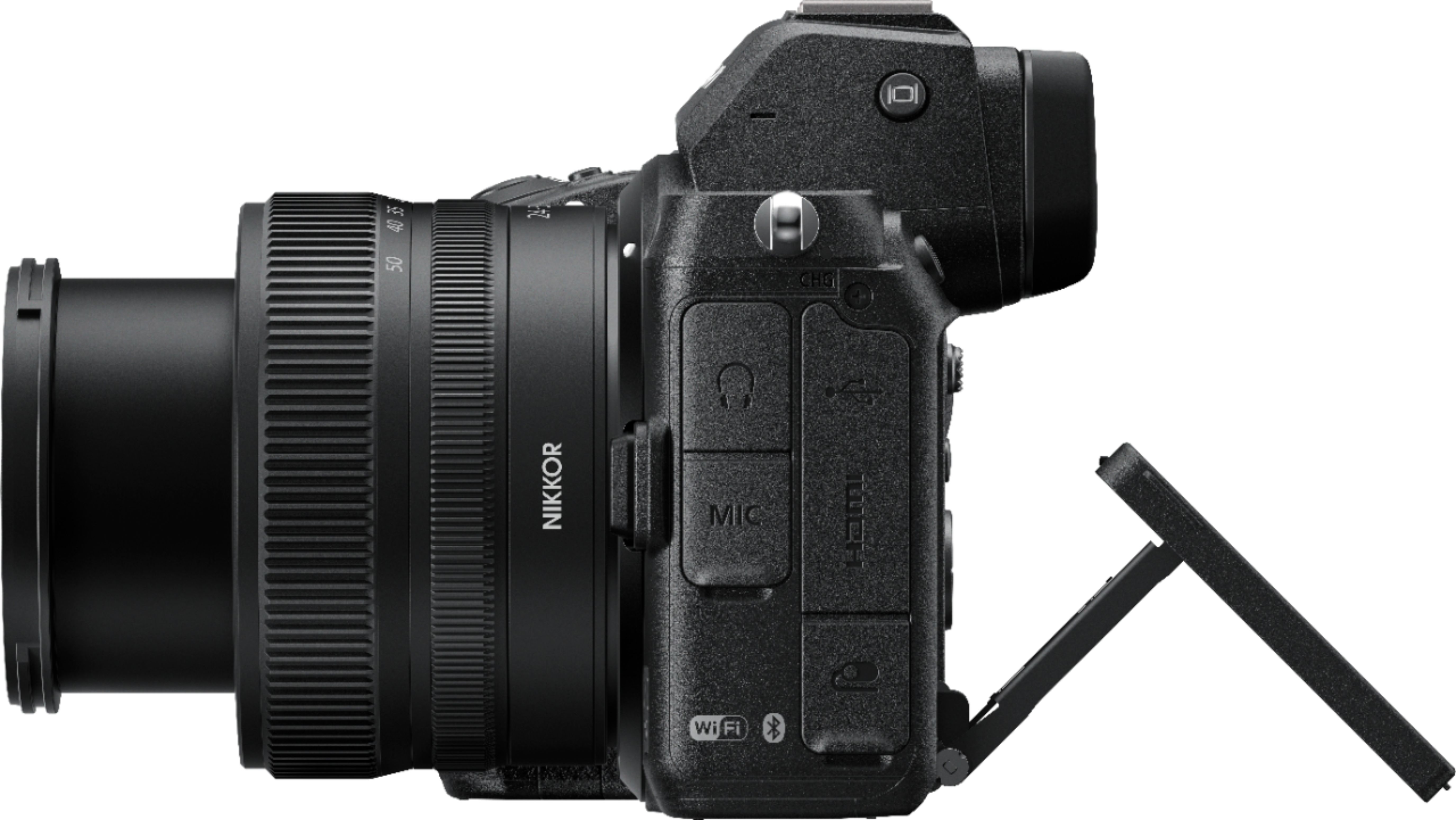 Left View: Nikon - Z 5 w/ NIKKOR Z 24-50mm f/4-6.3 - Black