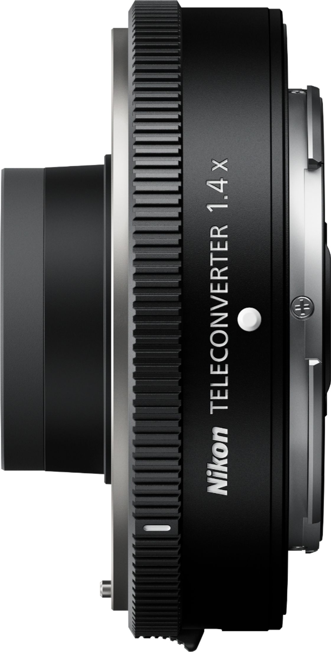 Left View: Canon - ET-77 Lens Hood for RF 85mm f/2 Macro IS STM Lens - Black