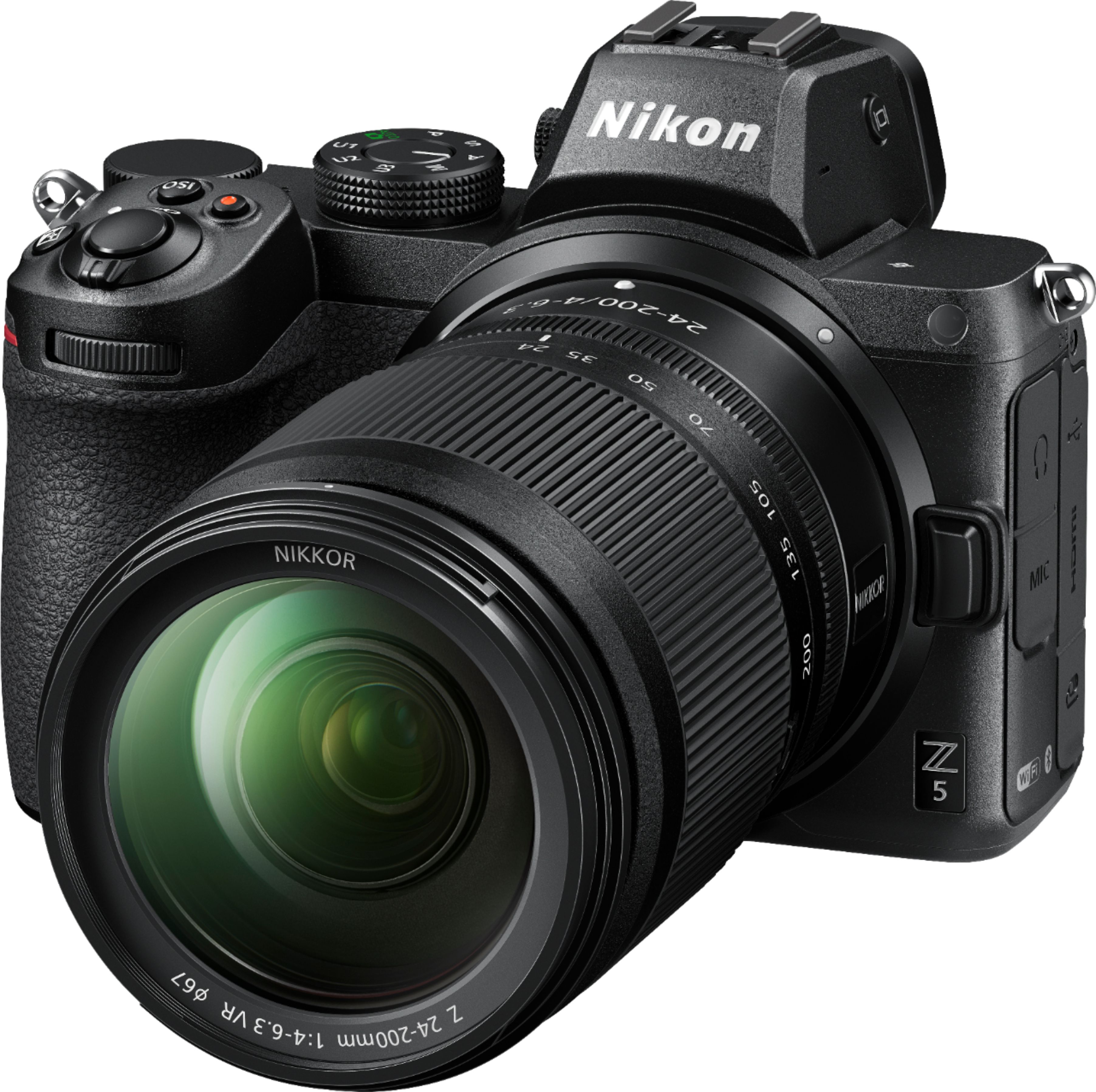 verslag doen van Verwacht het Straat Nikon Z 5 w/ NIKKOR Z 24-200mm f/4-6.3 VR Black 1641 - Best Buy