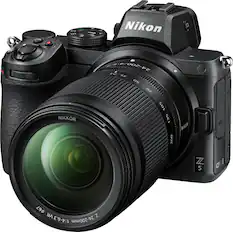Front. Nikon - Z 5 w/ NIKKOR Z 24-200mm f/4-6.3 VR - Black.