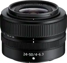 Front. Nikon - NIKKOR Z 24-50mm f/4-6.3 - Black.