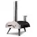 Alt View 11. Ooni - Fyra 12 Inch Portable Outdoor Pizza Oven - Silver.