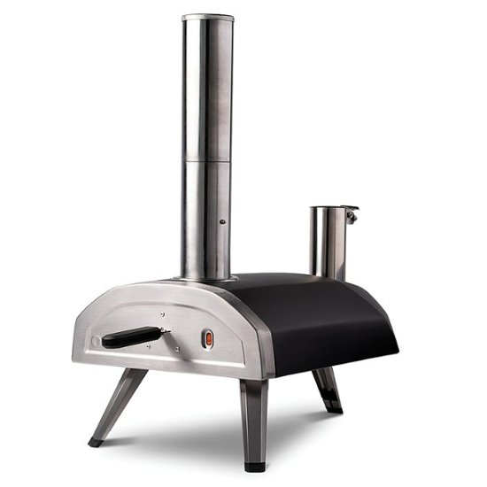 Costway Wood Pellet Pizza Oven Pizza Maker Portable Outdoor Pizza - See Details - Silver