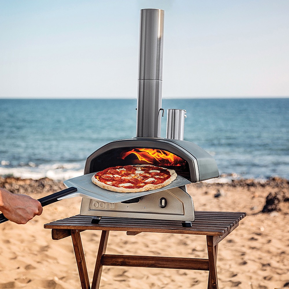 Ooni Fyra 12 Inch Portable Outdoor Pizza Oven Silver UU ...