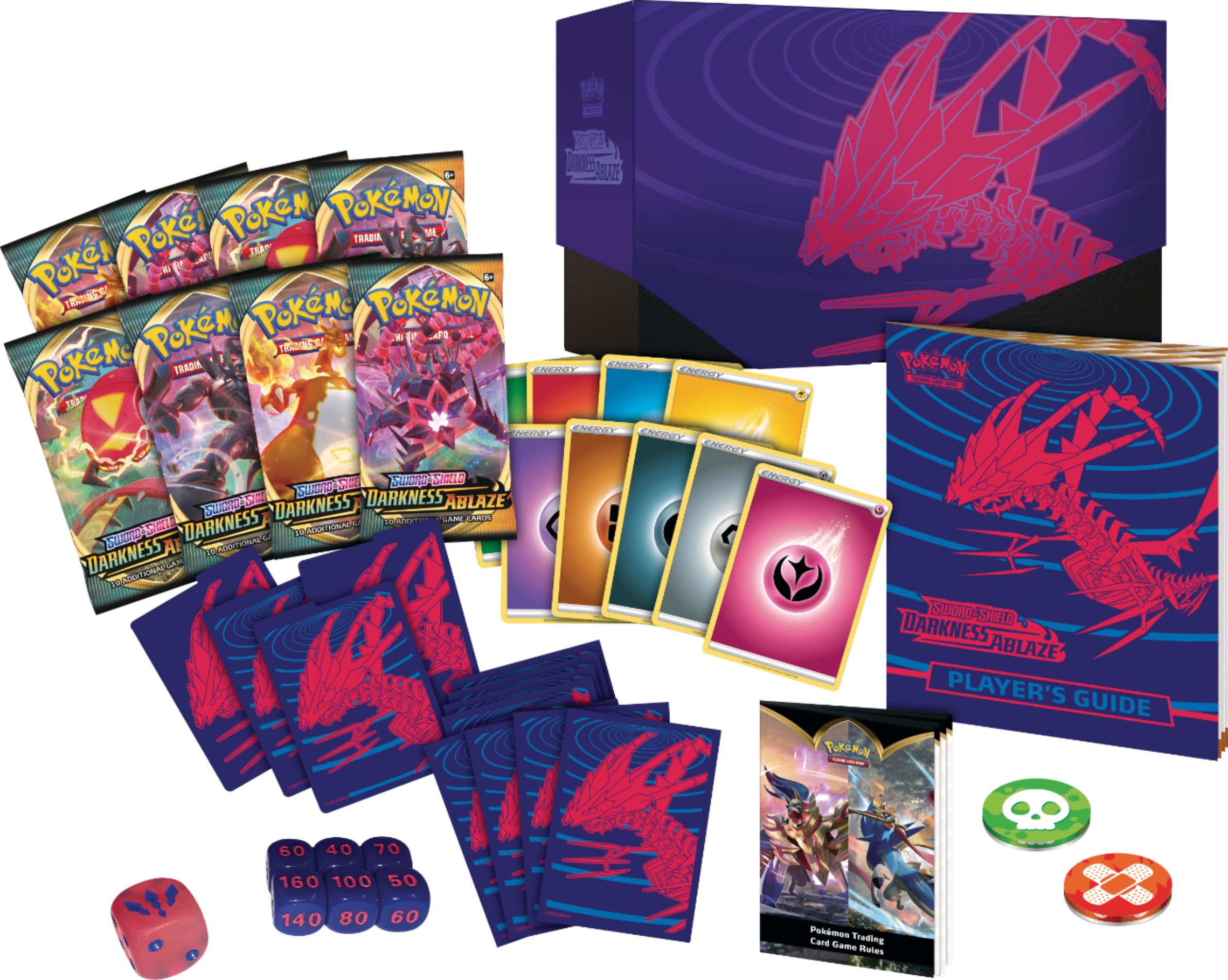 boksen Vervormen lokaal Pokémon Trading Card Game: Sword & Shield—Darkness Ablaze Elite Trainer Box  - Best Buy