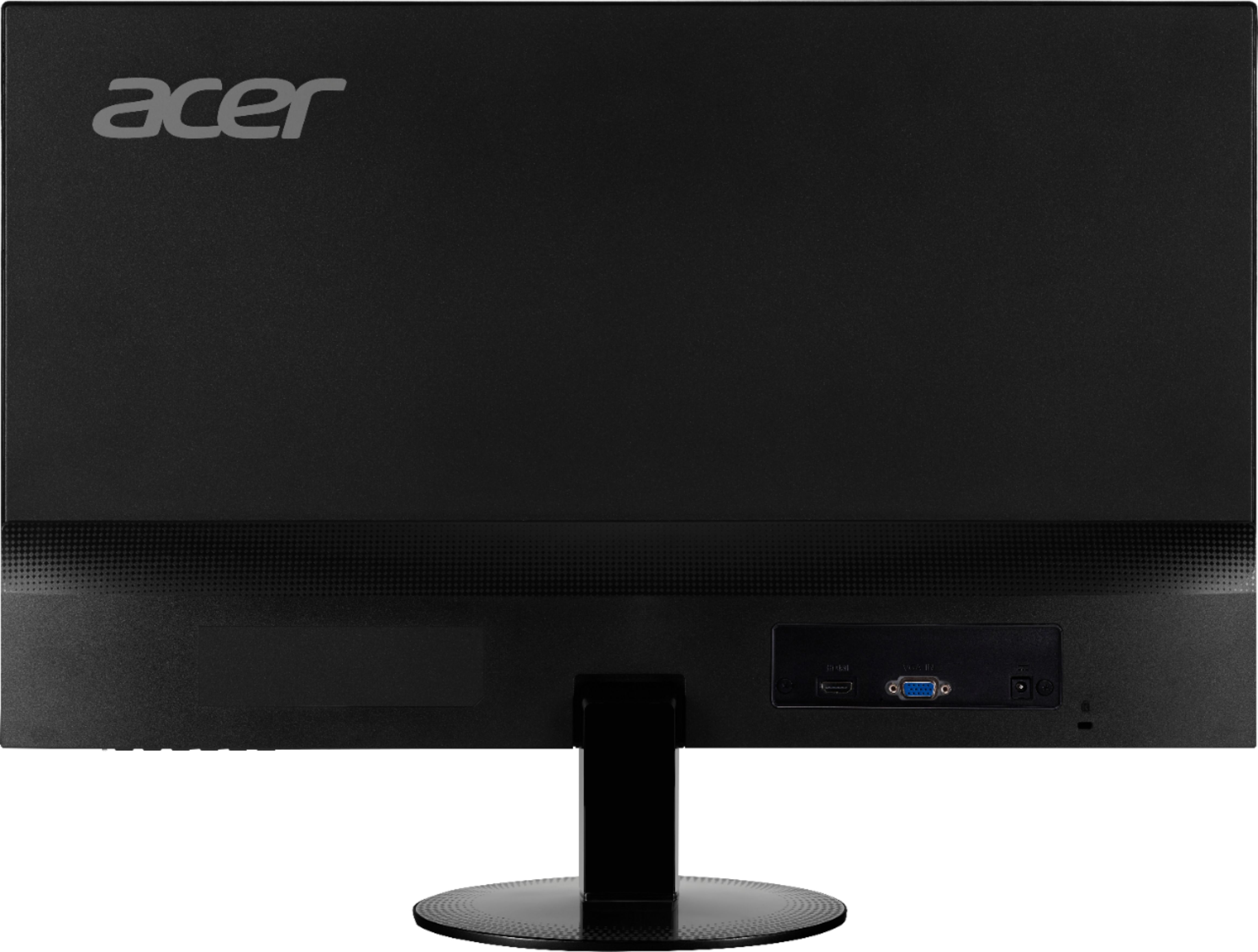 Back View: Acer - Geek Squad Certified Refurbished SA230 23" IPS LED FHD Monitor - Black