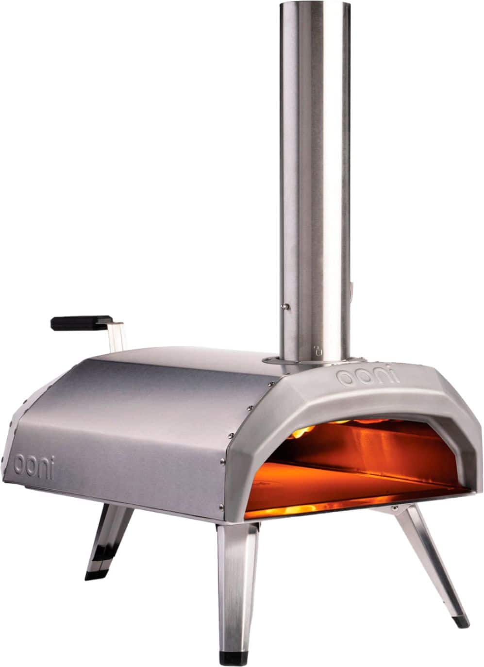 Alt View 15. Ooni - Karu 12 Inch Portable Pizza Oven - Silver.