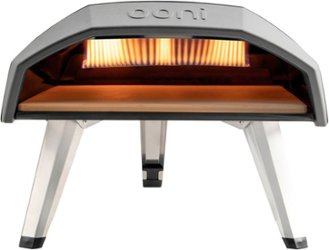 Ooni - Koda 12 in Gas-Powered Outdoor Pizza Oven - black - Front_Zoom