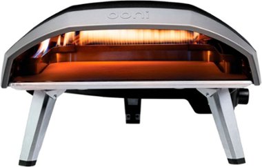 Ooni - Koda 16 Gas - Powered Outdoor Pizza Oven - black - Front_Zoom