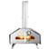 Front. Ooni - Pro Multi-fuel Outdoor Pizza Oven - silver.